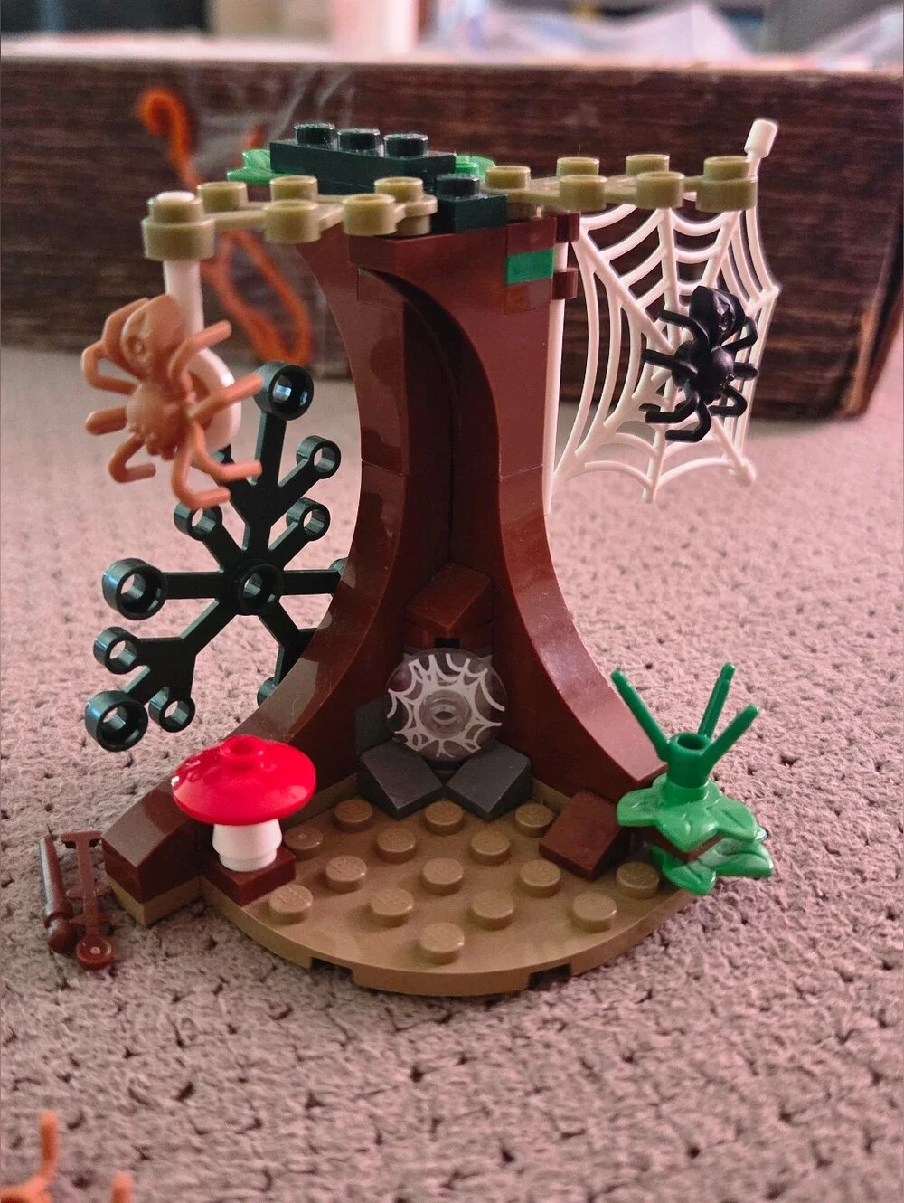 LEGO Harry Potter Aragog's Lair (75950) Minifigures, instructions manual, no box